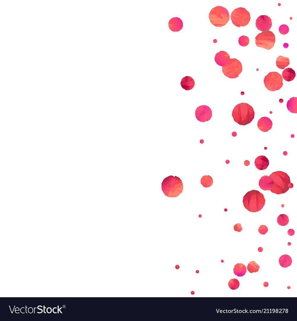Red confetti background Royalty Free Vector Image
