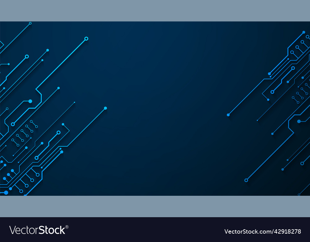 Technology background with hi-tech digital data vector image Technology background with hi-tech digital data
