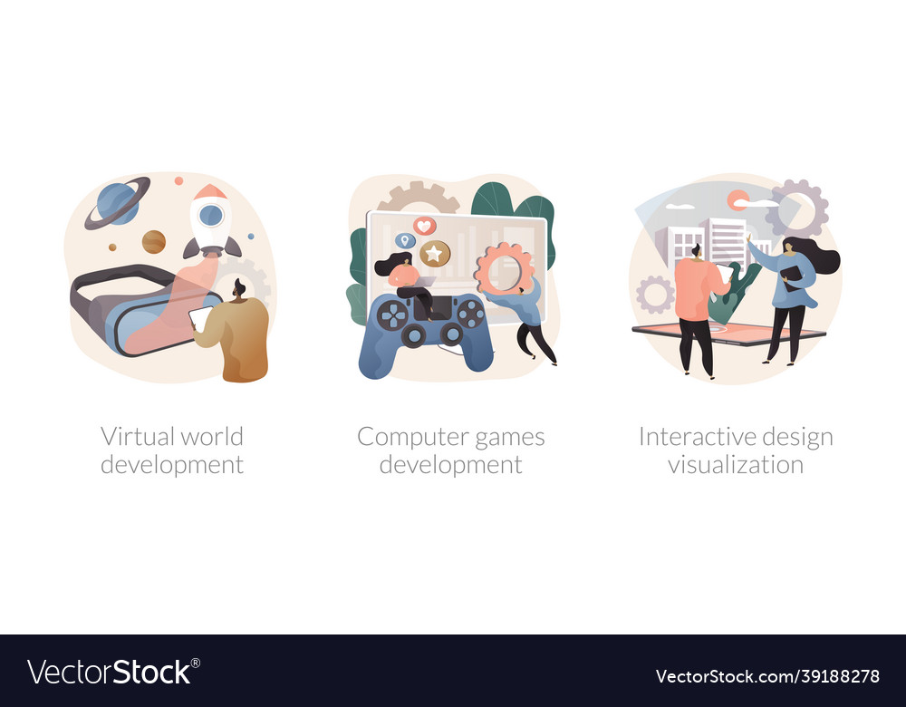 Web programming abstract concept vector image Web programming abstract concept