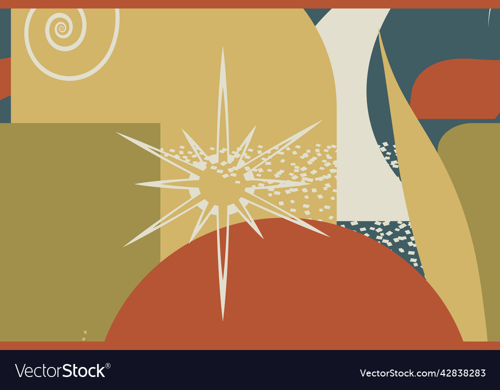 Abstract background withe various lines andfiguras Vector Image Abstract background withe various lines andfiguras
