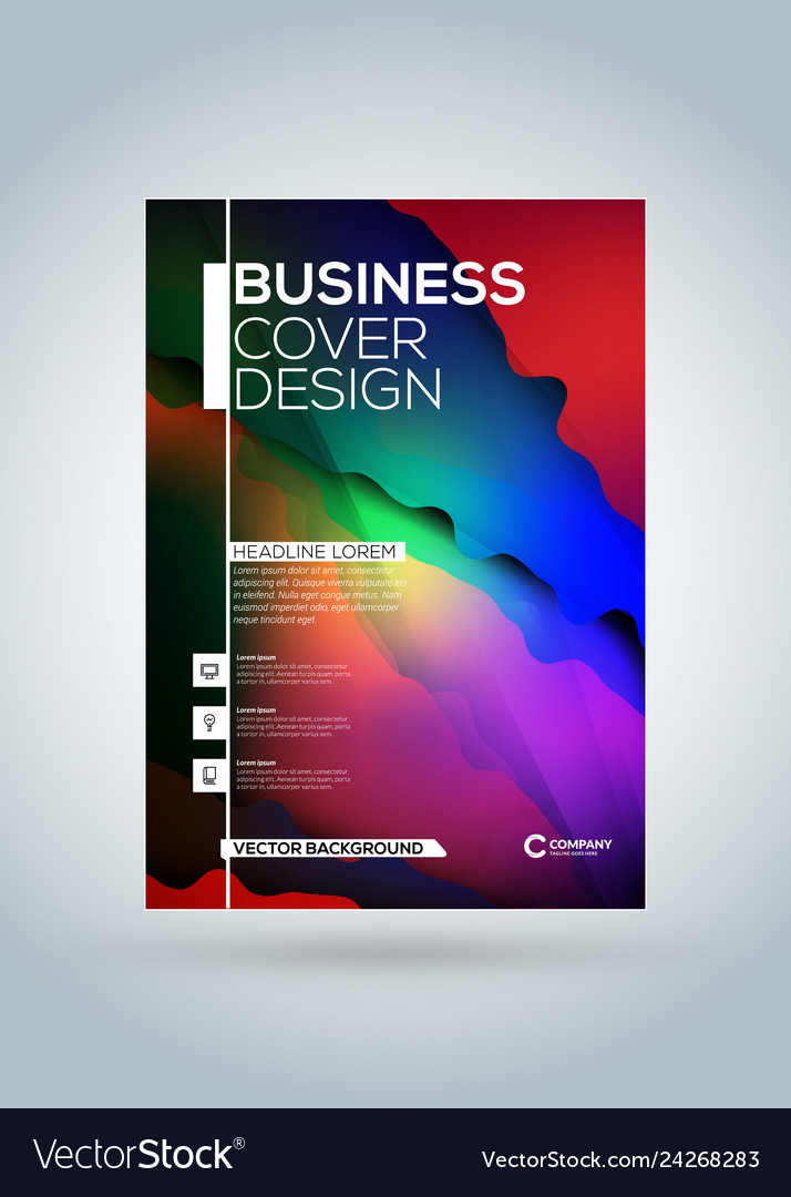 Abstract business brochure cover or banner design