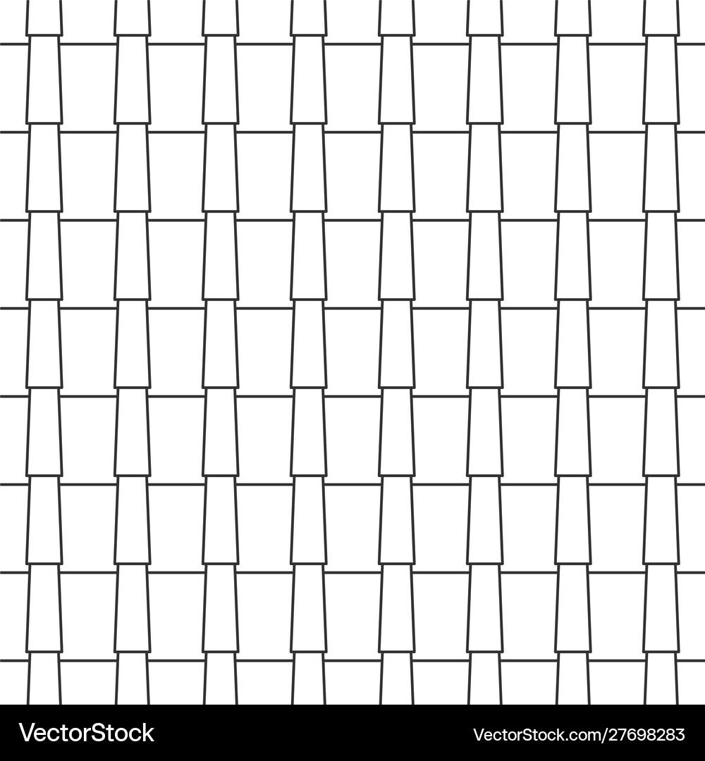 Abstract seamless geometric pattern black Vector Image