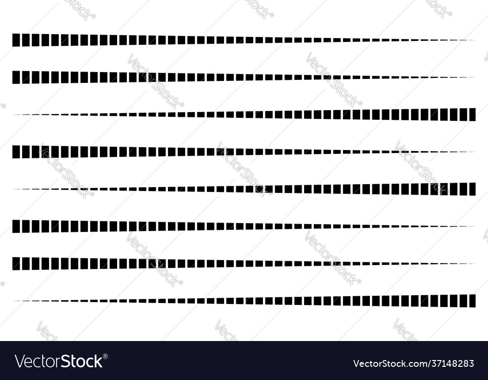 Dashed random straight parallel lines geometric Vector Image Dashed random straight parallel lines geometric