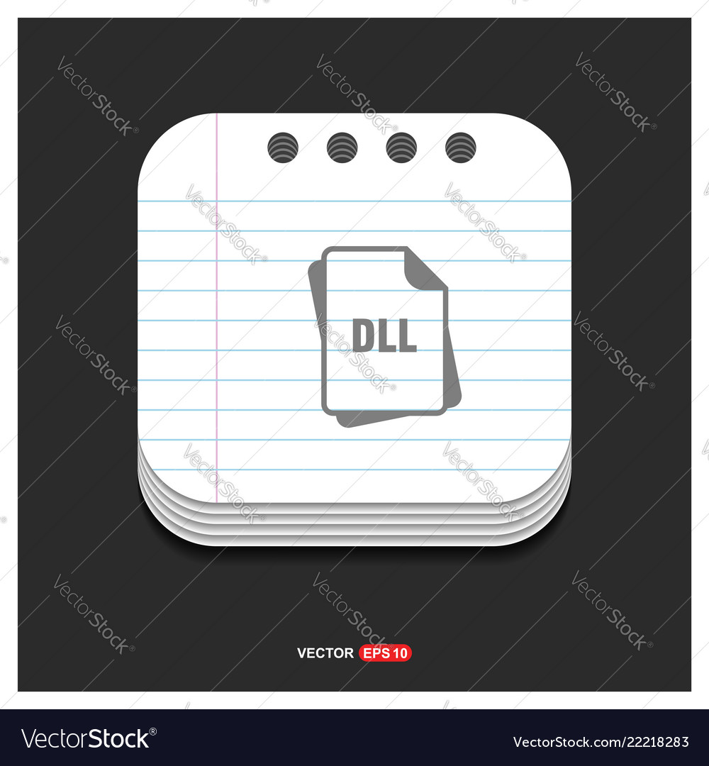 File type icons gray icon on notepad style
