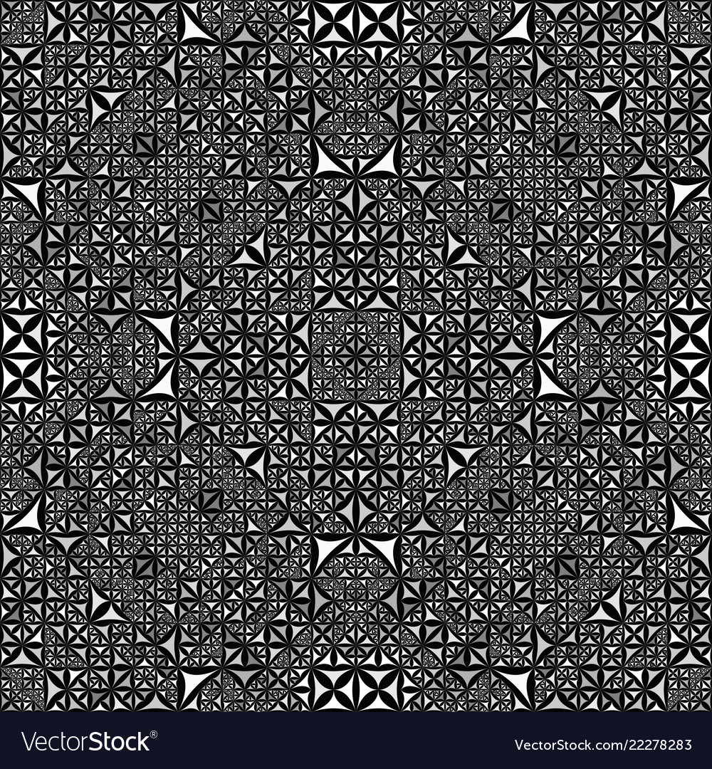 Grey abstract repeating curved triangle