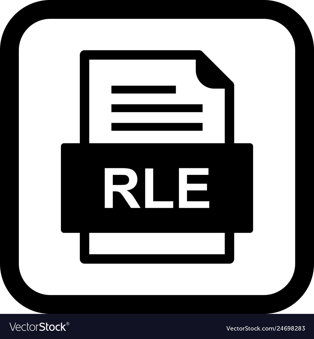 Rle file document icon