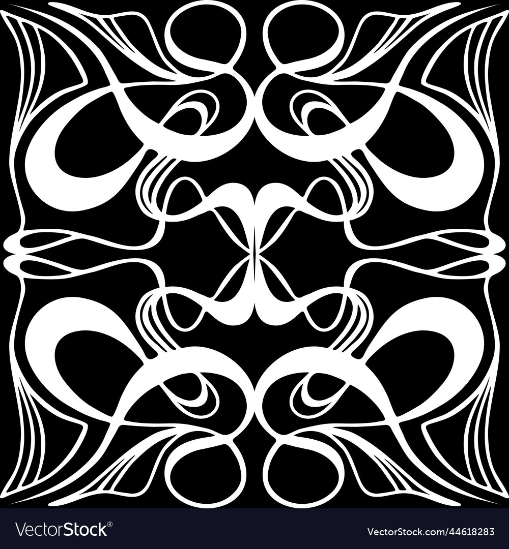Seamless graphic pattern tile with abstract vector image Seamless graphic pattern tile with abstract