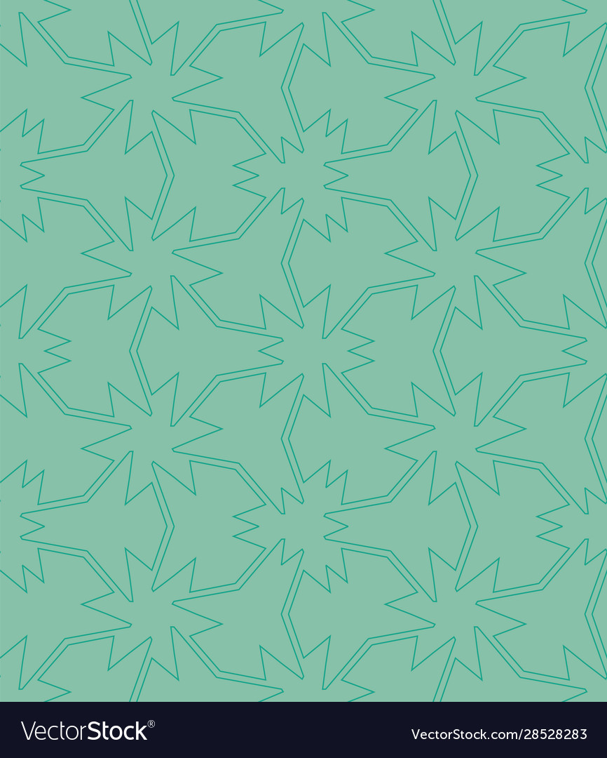 Seamless pattern in jade green color Royalty Free Vector