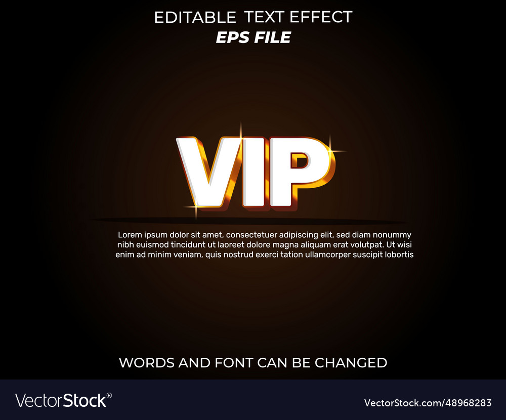 Text effect font editable typography 3d