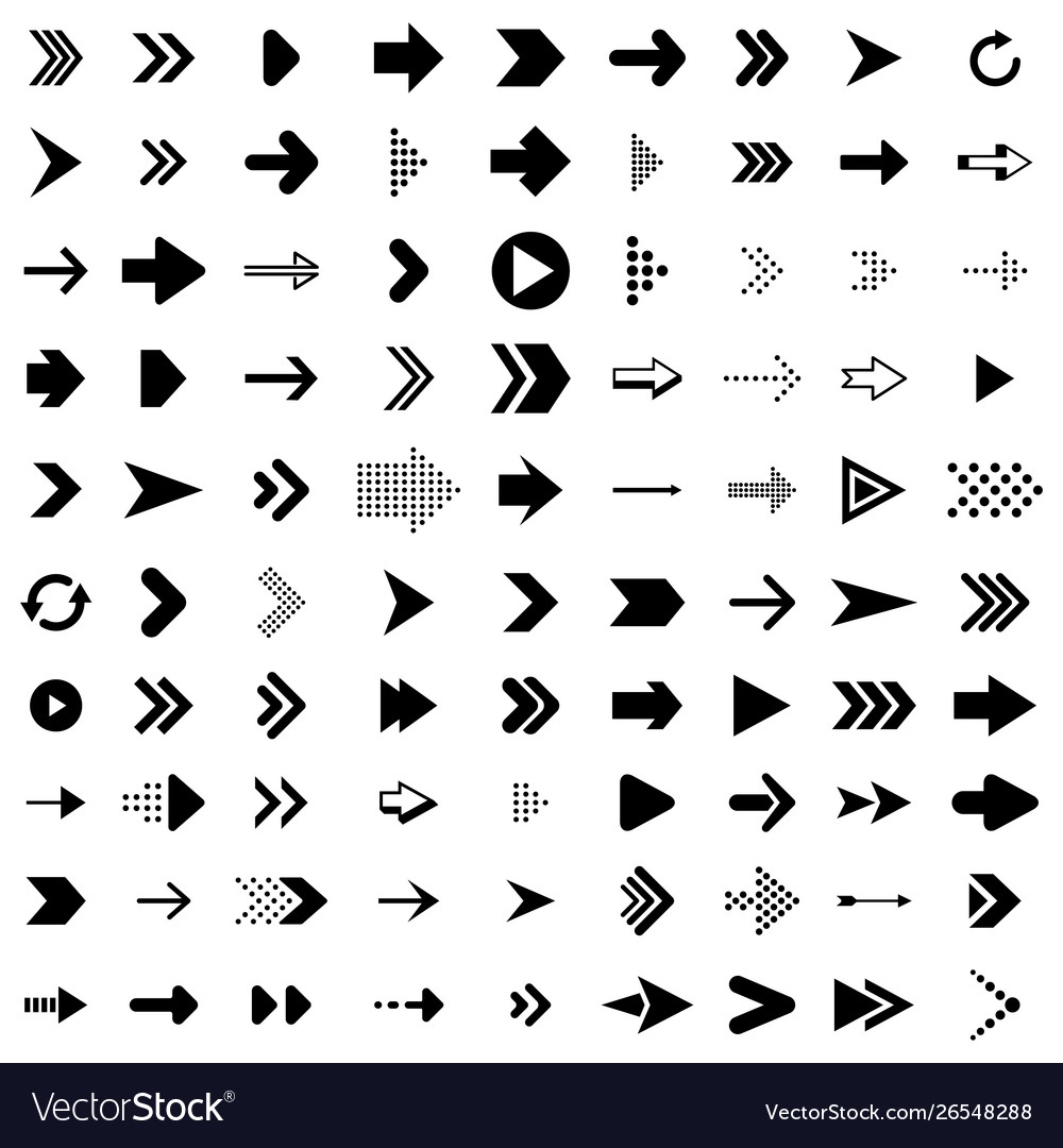 Arrows black icons arrow icon big