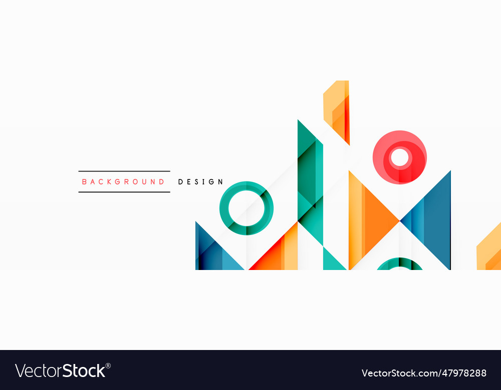 Circle minimal abstract background design