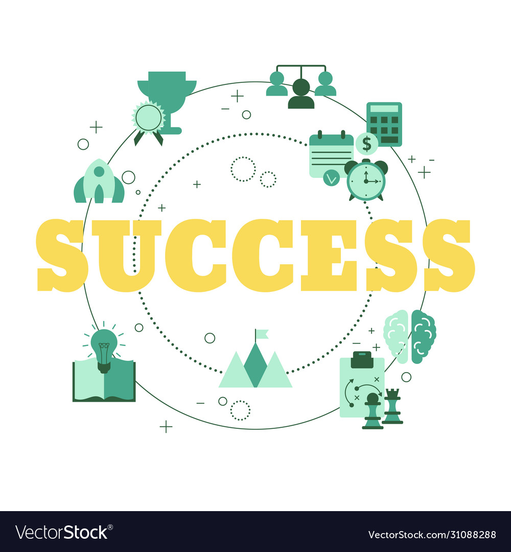 Concept business success