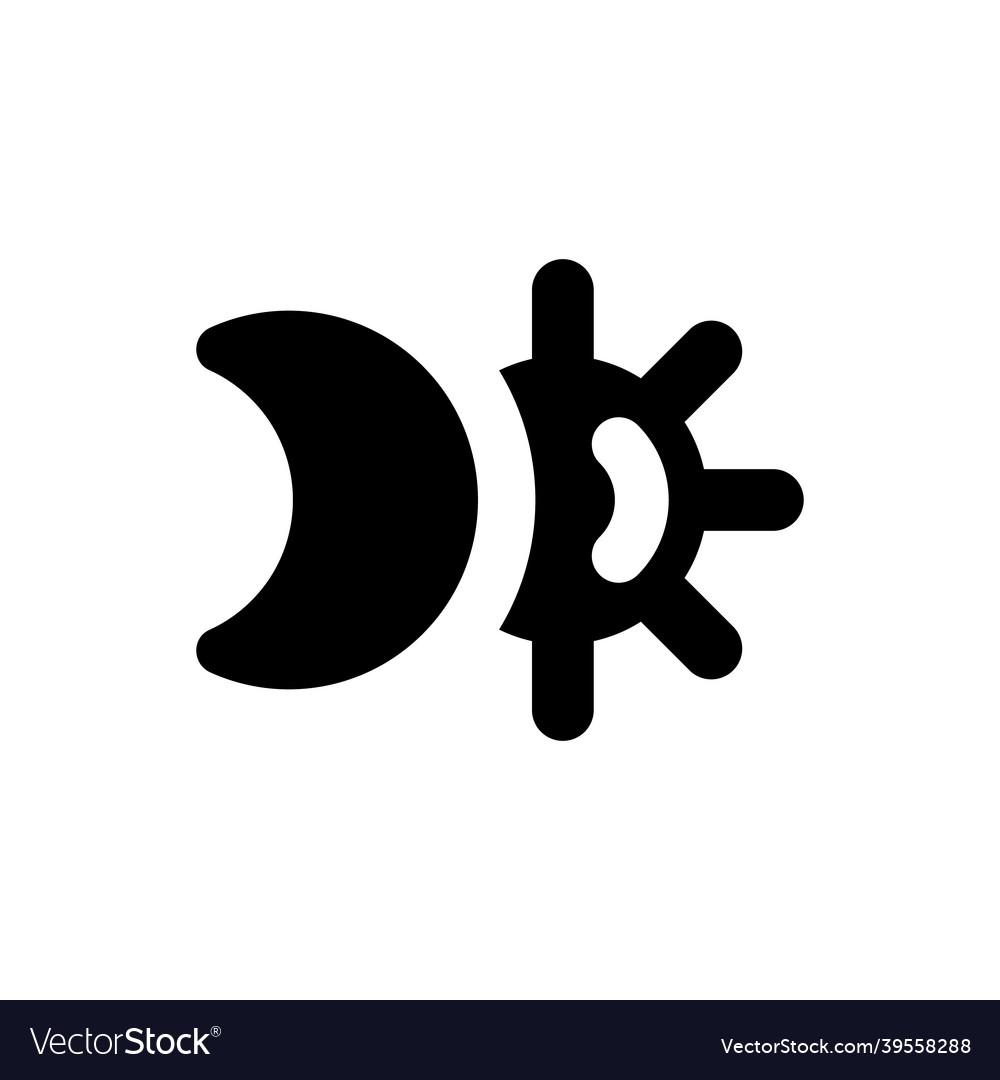 Eclipse icon Royalty Free Vector Image - VectorStock