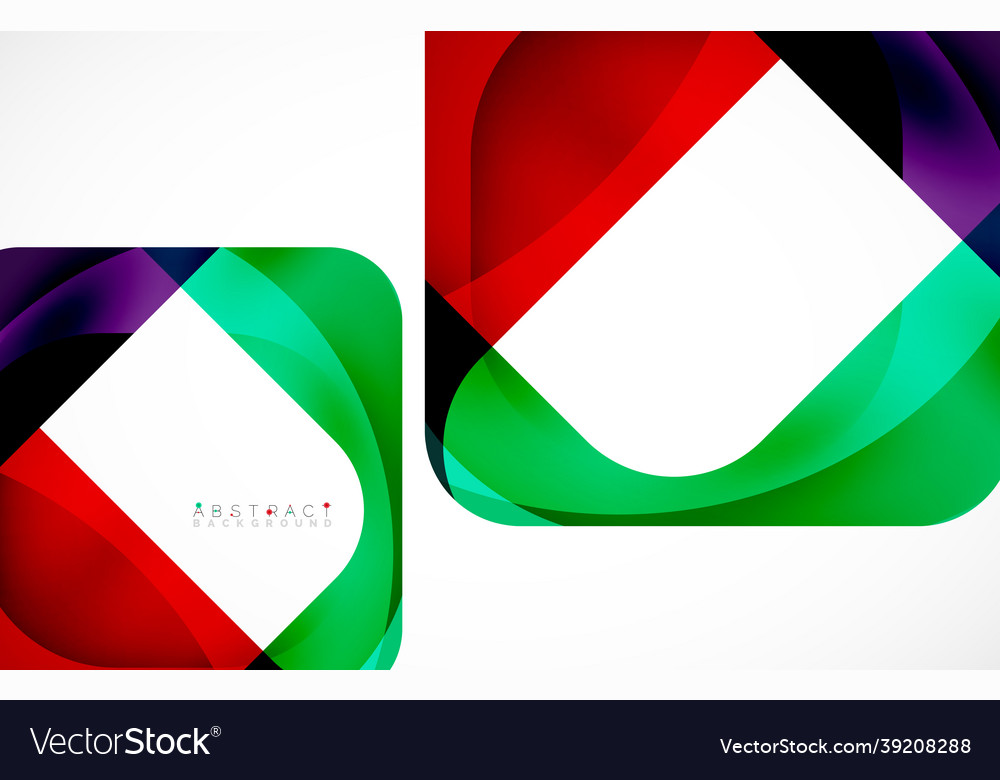 Minimal background abstract square shape vector image Minimal background abstract square shape