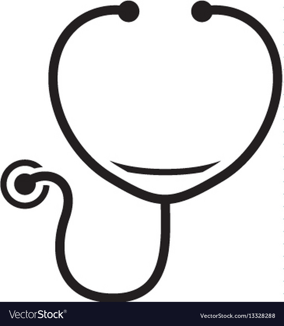 Stethoscope and medical services icon