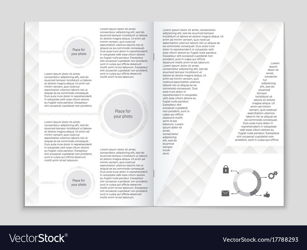 Abstract layout background set for art