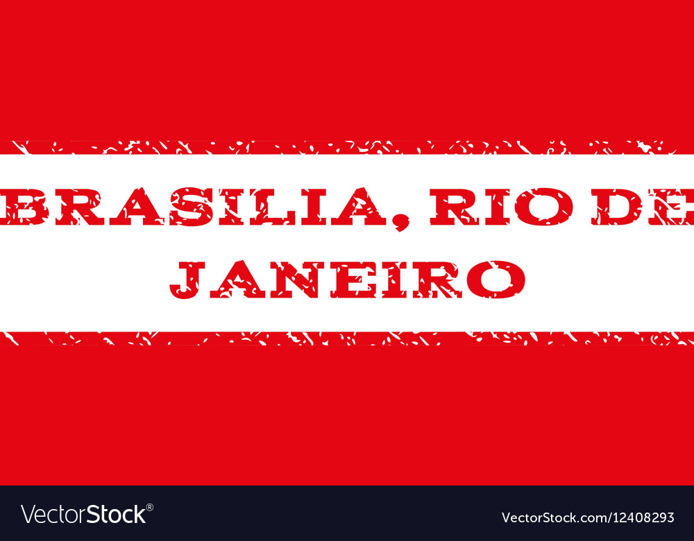 Brasilia rio de janeiro watermark stamp