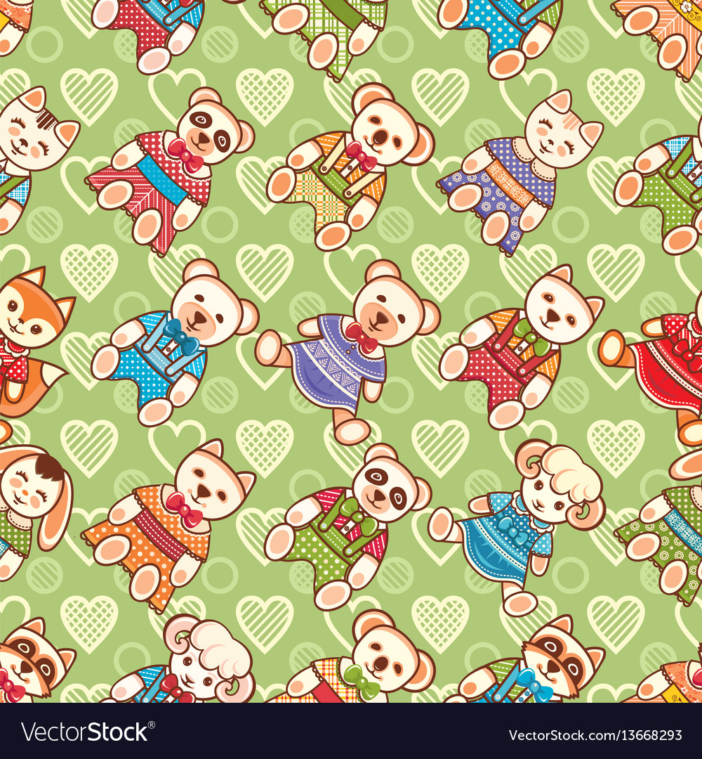 Kid toy seamless pattern design element