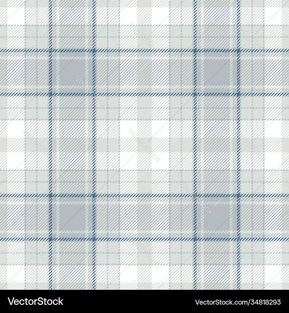 Plaid pattern seamless check fabric texture Vector Image