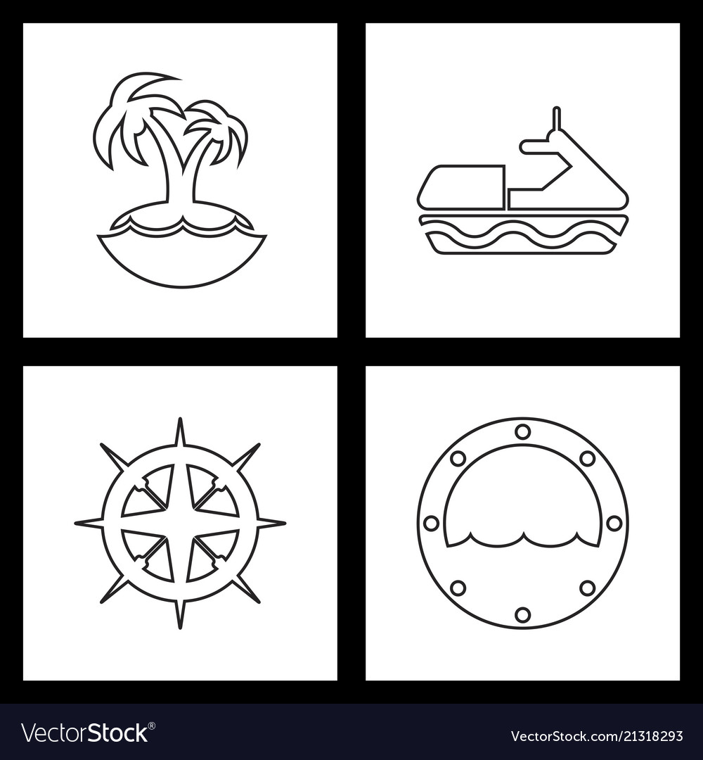 Set sea icons