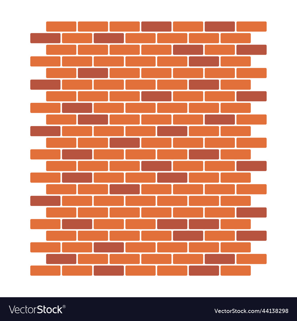 Continuous brick pattern background beautiful vector image Continuous brick pattern background beautiful