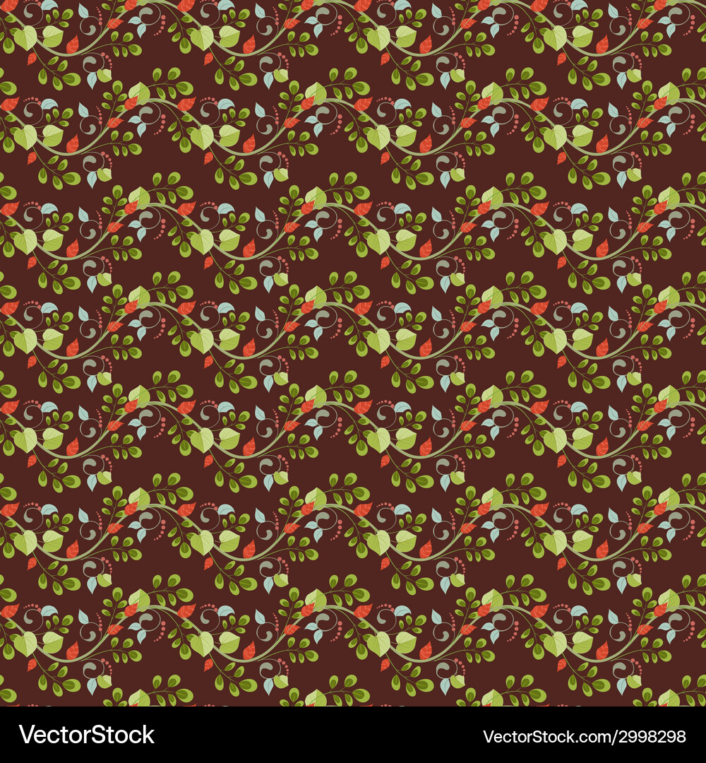 Floral pattern seamless texture Royalty Free Vector Image