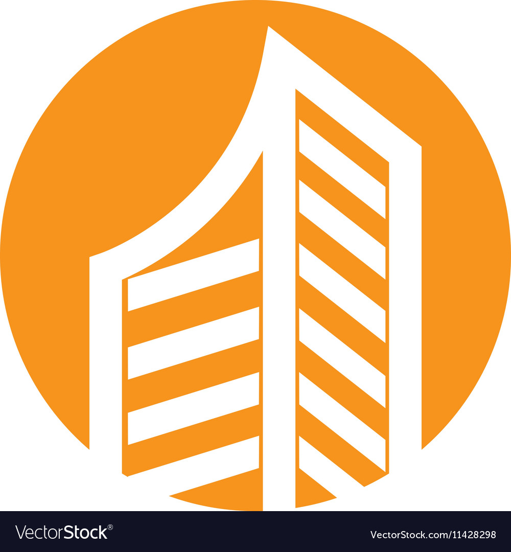 Real estate building isolated icon