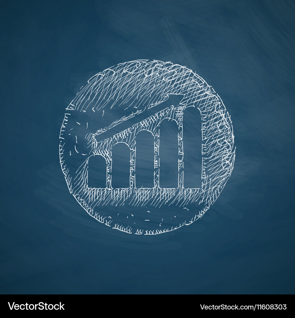 Chart icon Royalty Free Vector Image - VectorStock
