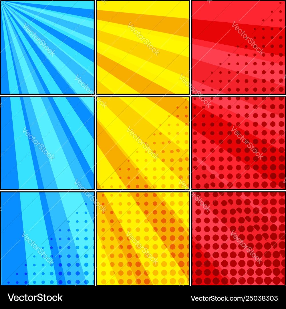Comic dynamic concept Royalty Free Vector Image