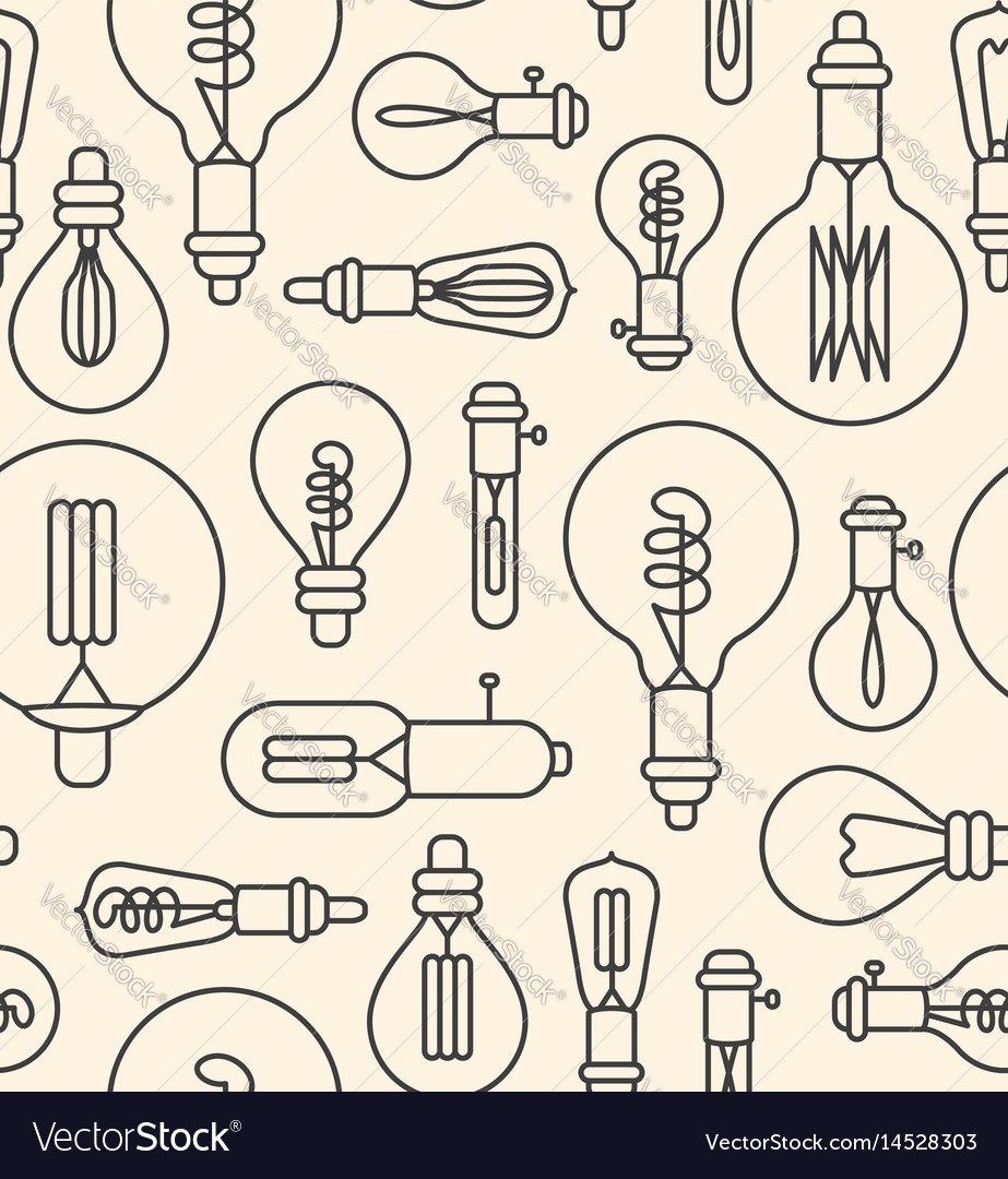 Linear Lightbulb Pattern
