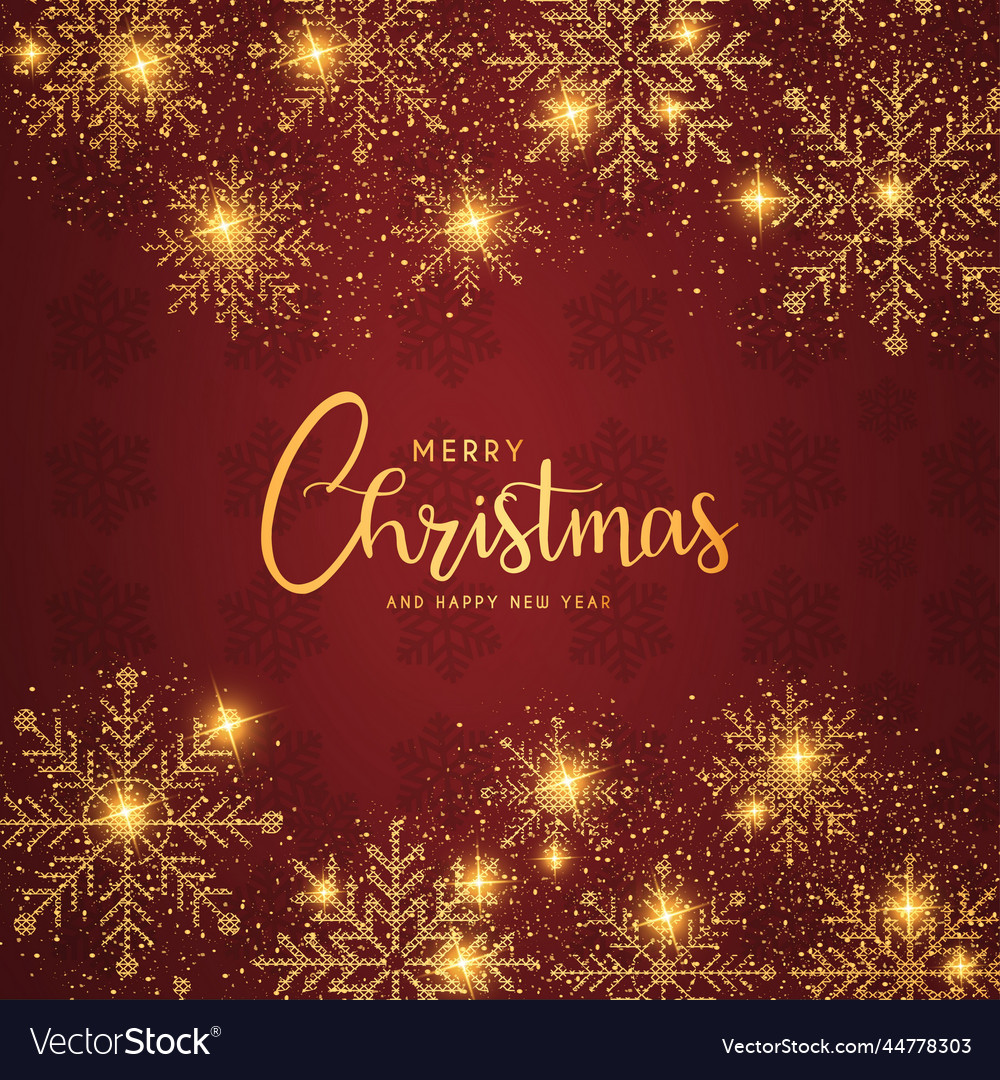 Merry christmas happy new year background Vector Image