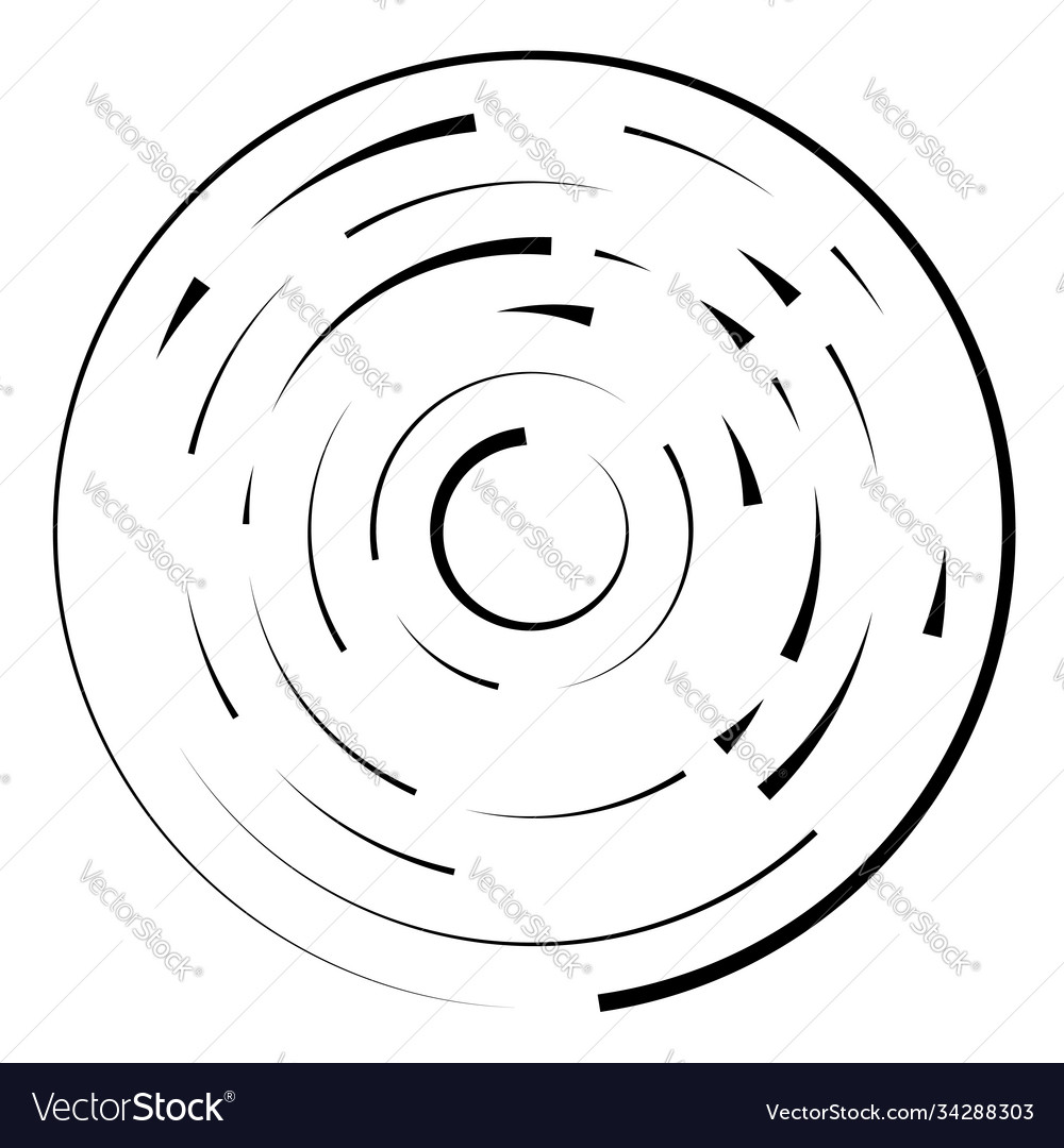 Radial radiating lines abstract burst element