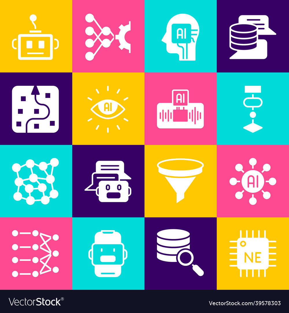 Prozessor cpu neural Netzwerk-Algorithmus vector image Prozessor cpu neural Netzwerk-Algorithmus
