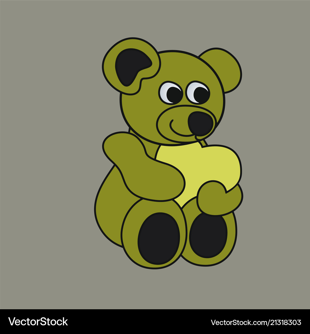 Teddy bear Royalty Free Vector Image - VectorStock