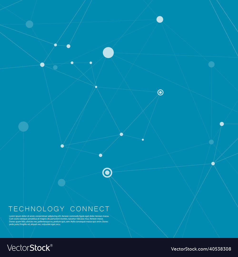 Abstract polygonal network background vector image Abstract polygonal network background