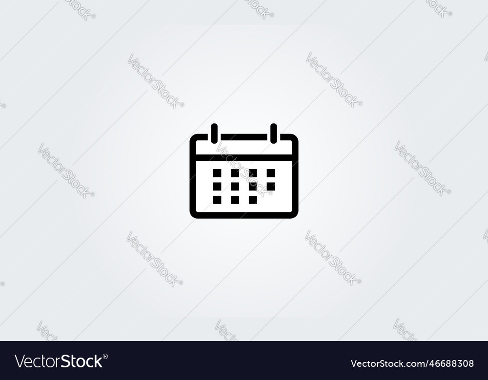 Date calendar icon symbol planner reminder