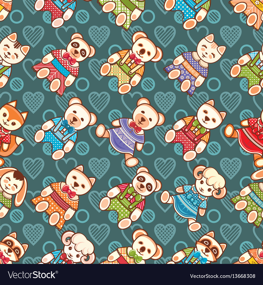 Kid toy seamless pattern design element