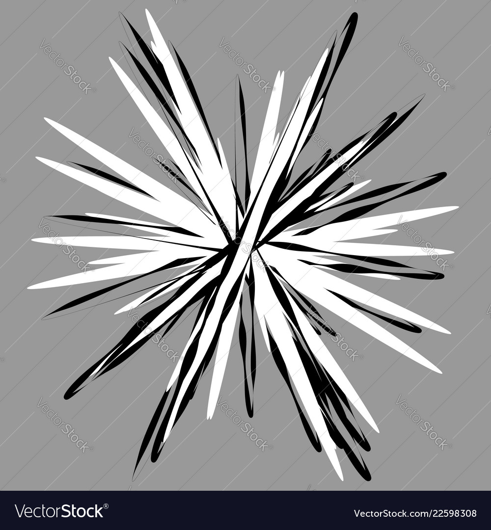 Radial Abstract Burst