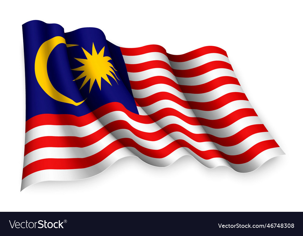 Waving Malaysian Flag