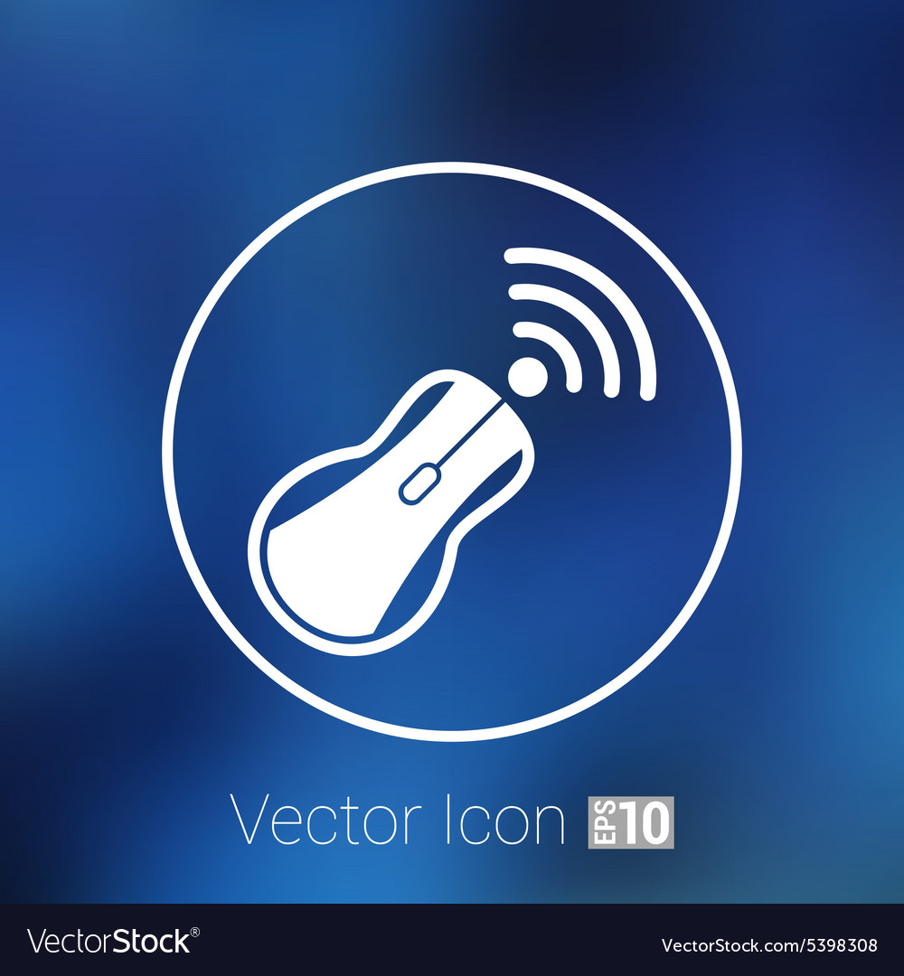 Wireless mouse button web icon tool click