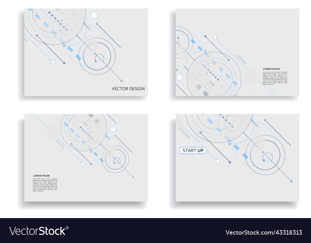 Arrow communication dynamic interface circles vector image Arrow communication dynamic interface circles