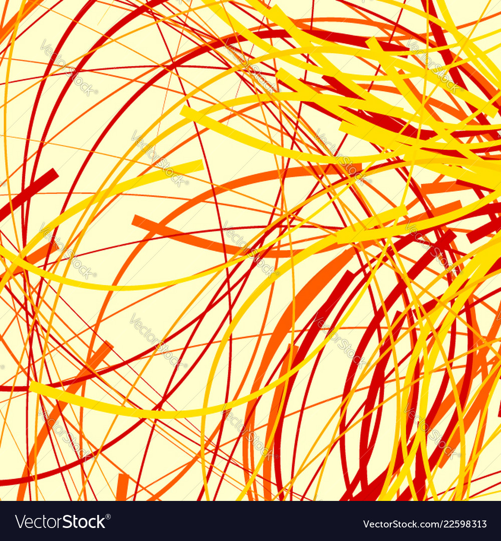 Artistic pattern with random chaotic curved lines vector image Artistic pattern with random chaotic curved lines
