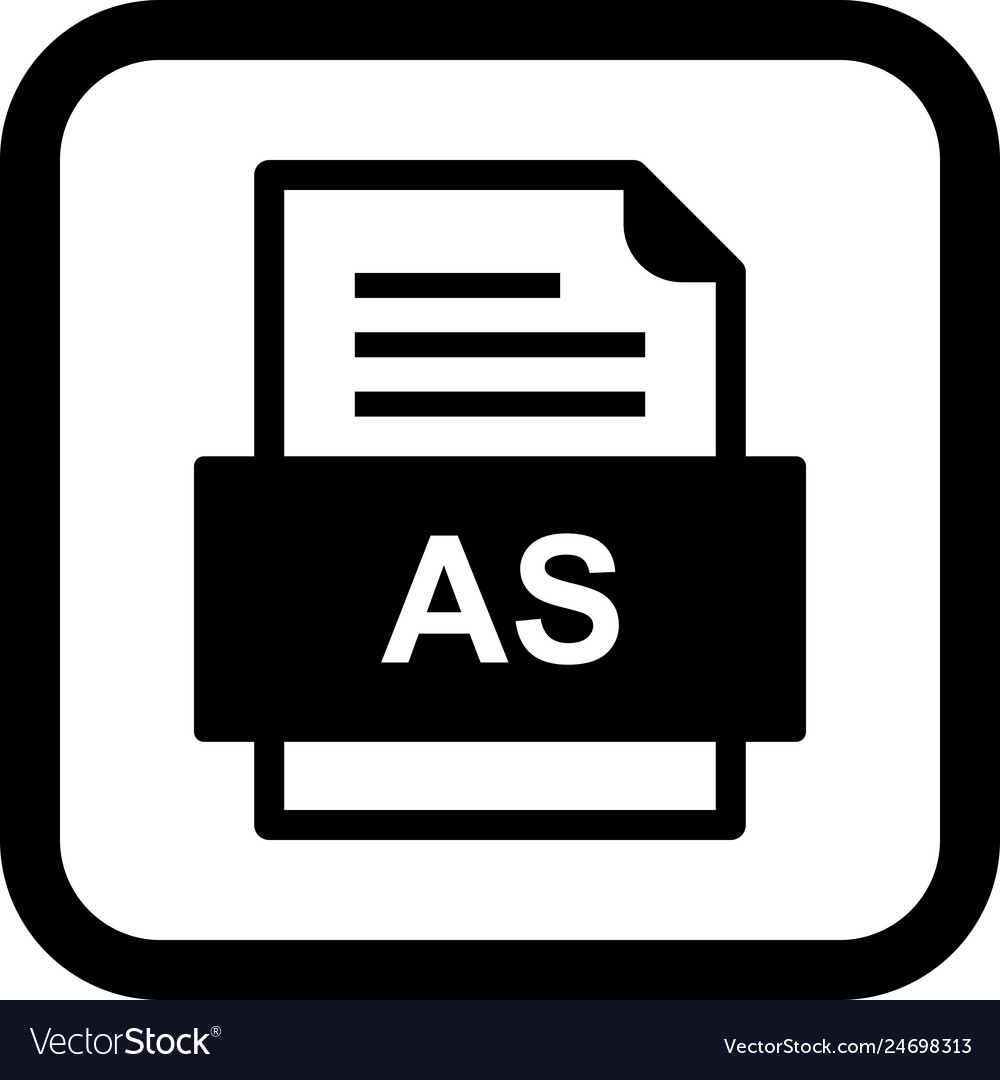 As file document icon