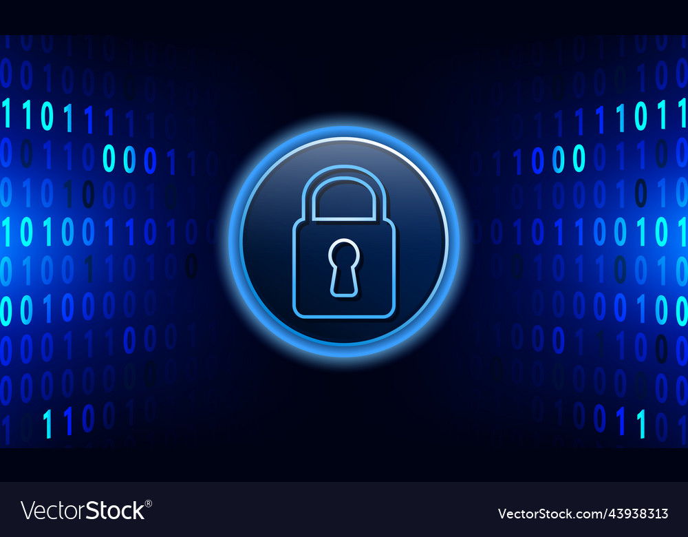 Binary code abstract background vector image Binary code abstract background