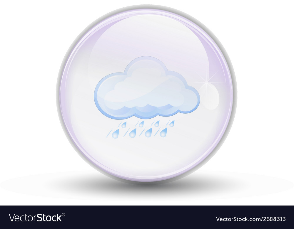 Bubble weather Royalty Free Vector Image - VectorStock