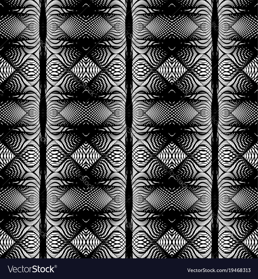 Design seamless monochrome grid pattern