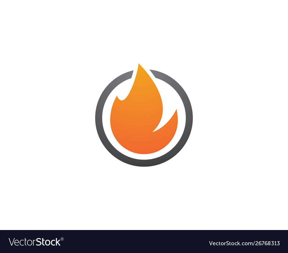 Fire Flame Logo Royalty Free Vector Image - Vectorstock