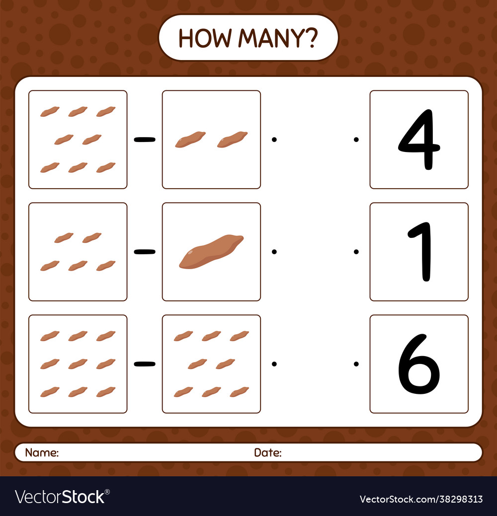 How many counting game with sweet potato