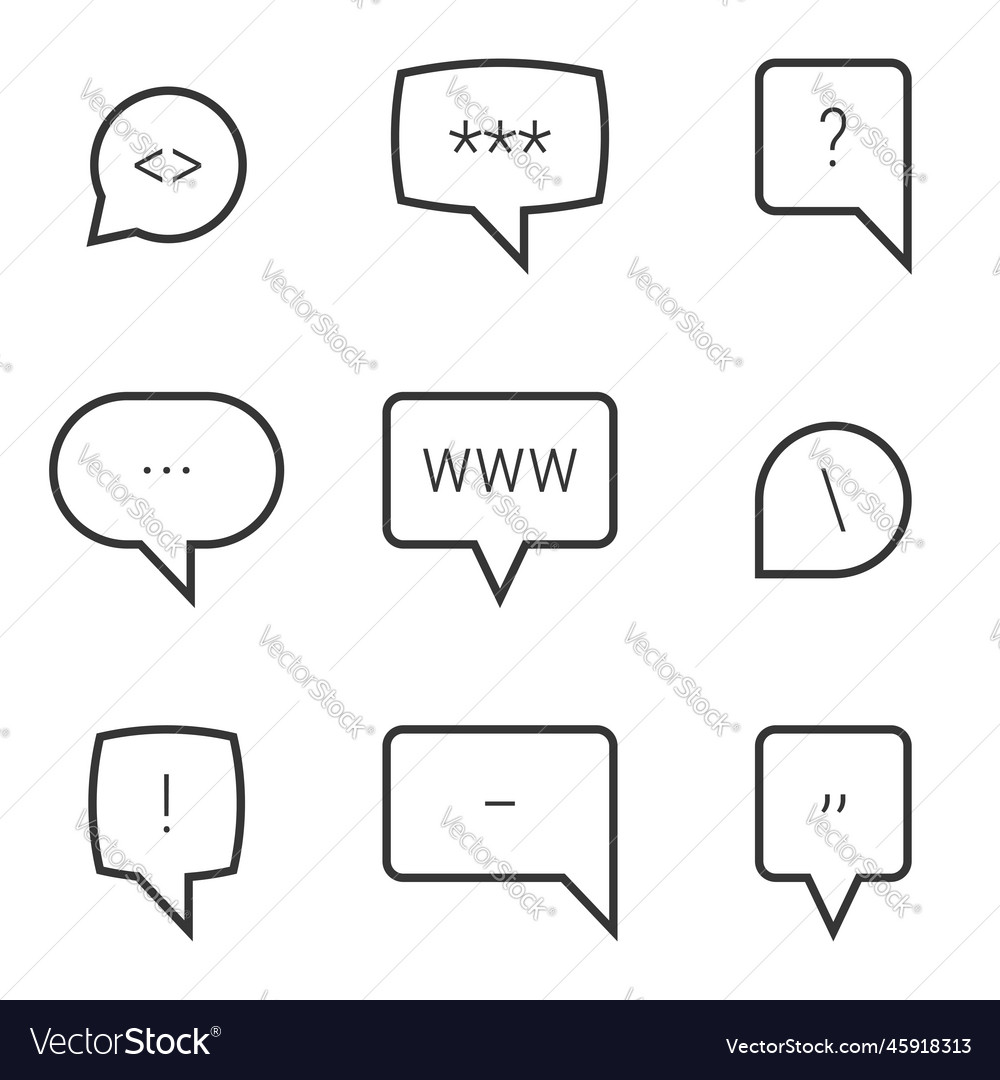 Message bubble icon vector image Message bubble icon
