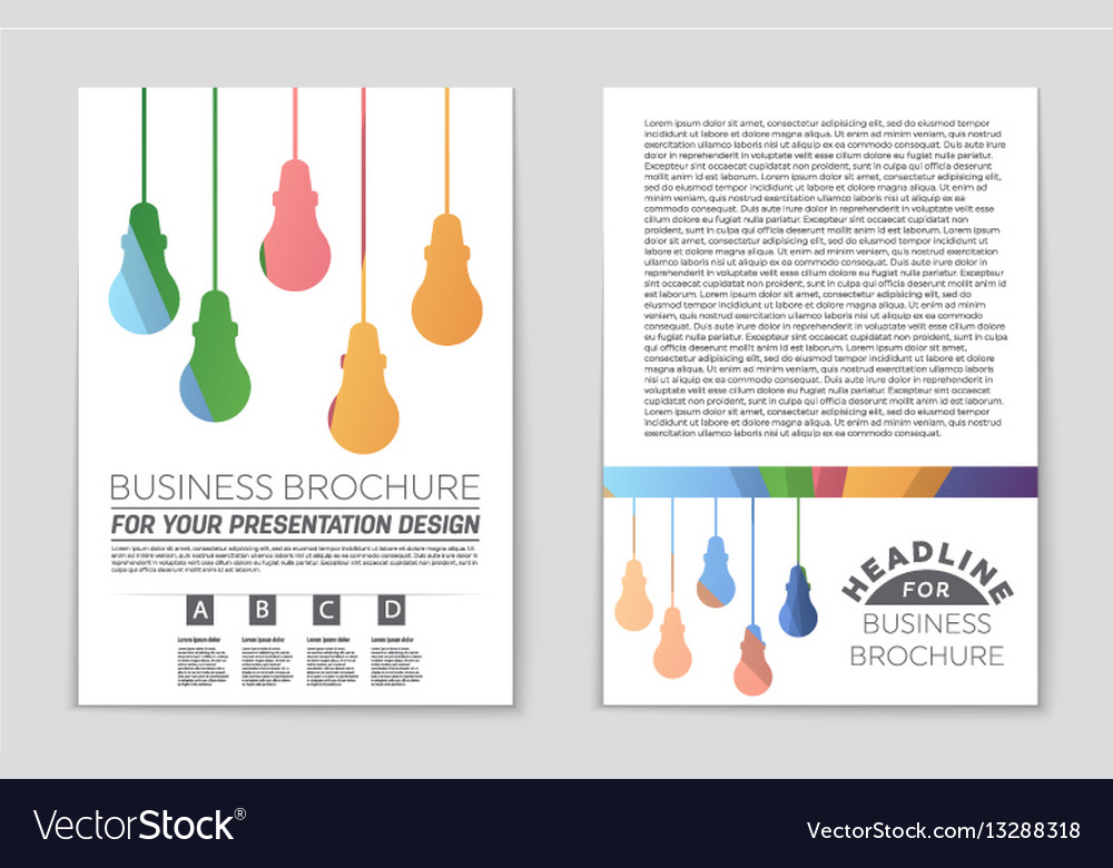 Abstract layout background set for art